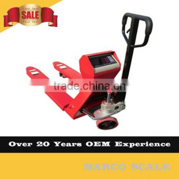 3T Hand Manual Pallet Truck with Weighing Scale