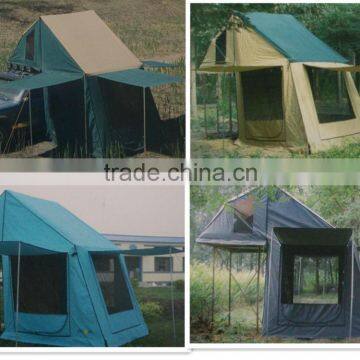 Outdoor polycotton camping tent for car manufacturer tent