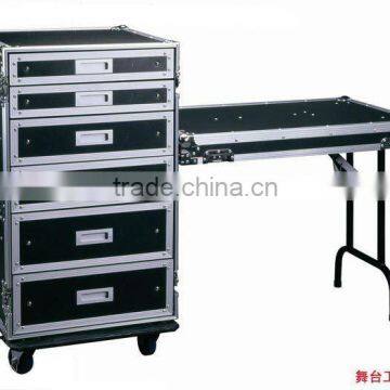 RK Storage Drawer with Caster Board and table