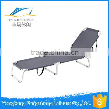 Factory good quality outdoor camping bed,folding beach sun beds,folding bed