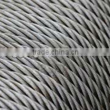 6x19 FC Galvanized & Ungalvanized Steel Wire Rope