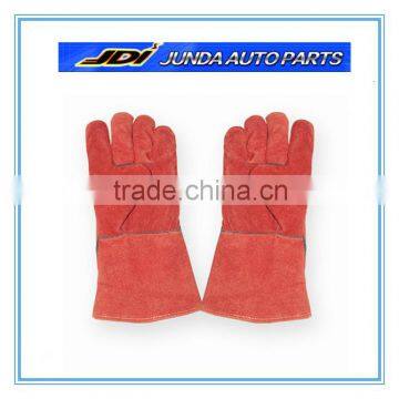 14 inch cow split leather safety working glove welding glove