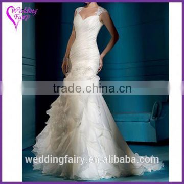 Factory sale fashionable sexy off shoulder bridal dress for sale