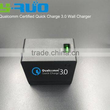 Hot sale Qualcomm certified quick charge QC 3.0 wall Charger output 5V 2.4A,9V 2.0A,12V 1.5A for smart phone