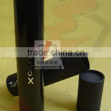 black printed round paper cardboard tubes for makeup products