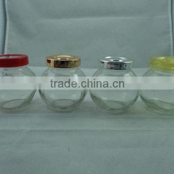tiltable 180ml mini jars spice jars, custom made mason jar with plastic or acrylic lids manufacturer