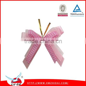 2016 High quality customized handmade ribbon bow for decoration