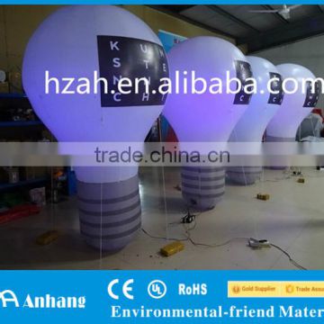 Giant Inflatable Standing Lamp Bulb for Advertising Decoration