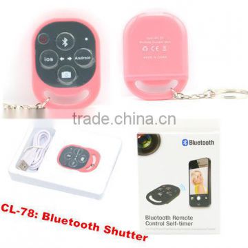 Christmas Gifts Rechargeable Wireless Control Zoom Function Bluetooth Shutter Control for iphone CL-78