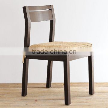 Sheesham Wood Dining Chair with Cotton Seat
