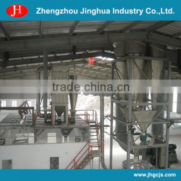 Automatic adjusted negative pressure starch airflow dryer