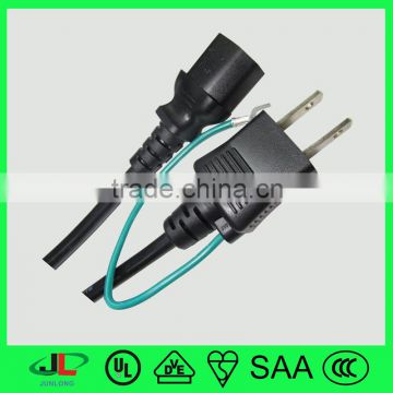 7A 125v electrical wires, pse power cord flat lamp cord e27, Japan power cords with molded plug