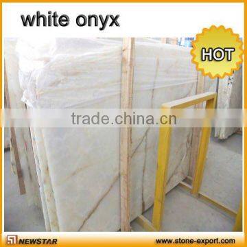 White Onyx Slab (less brown veins)