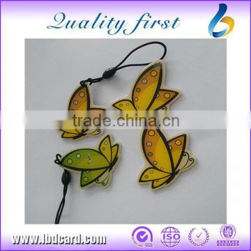 Butterfly Shape Epoxy Cards Ntag215 NFC Crystal Cards