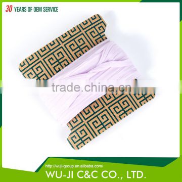 High quality custom printed polyester crinkle ribbon for garment
