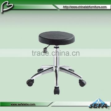 lab equipments adjustable lab chair stainless steel lab stool with wheels