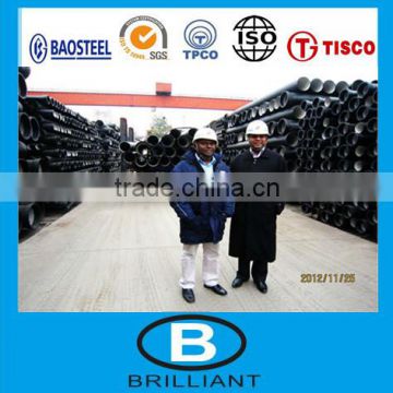DN1100 ductile iron pipe for water project