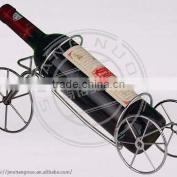 classical bicycle shape red wine rack champange rack
