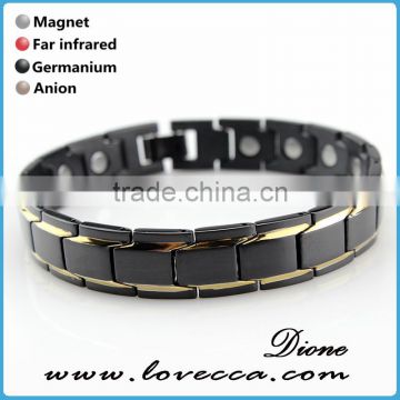 New Arrival Magnetic Bracelet Therapy Health Care Stone Stainless Steel Bracelet