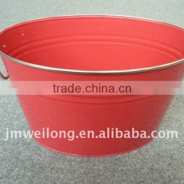 Party tub with Stainless Steel Rim