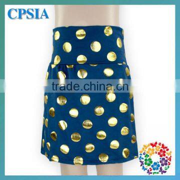 2015 New Trend Mini Skirt Navy Baby Girls Short Skirt Cotton Fabric Short Skirts