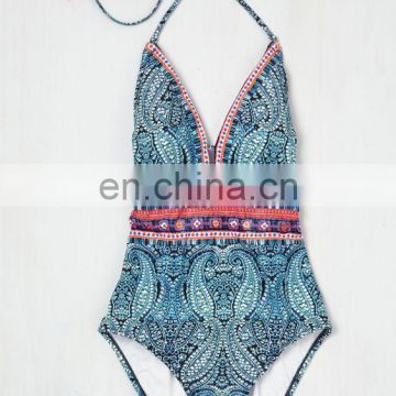 2017 Boho Vintage bikini swimwear,(OEM Factory)China factory swimwear