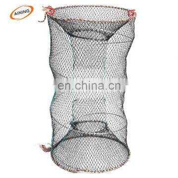 mesh folding lobster crab crawfish shrimp trap cage fishing net