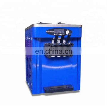 Factory Price Yellow Commercial Soft Ice Cream Machine For Sale