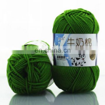 Factory direct supplier cotton yarn blended milk cotton acrylic yarn for crochet and knitting