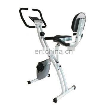 Body flex exercise equipment magnetic control foldable bike exercise fitness x-bike LED pulse