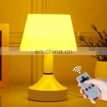 Infrared Remote Control Smart Desk Lamp With 3 Color Changing Switch Table Light