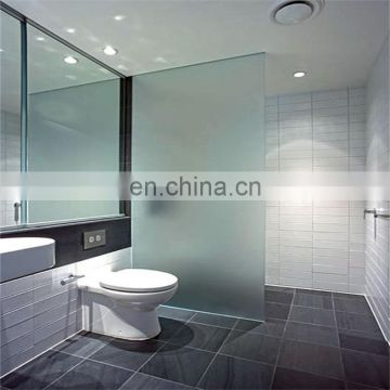 single leaf glass door with tempered glass