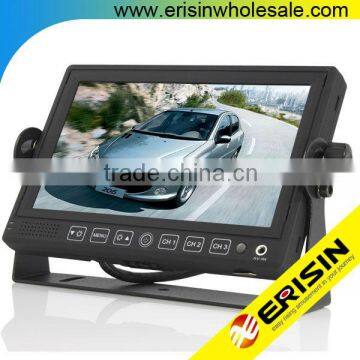 Erisin ES312 7" HD Car Monitor 12V/24V Dimmer Sensor Loud Speaker