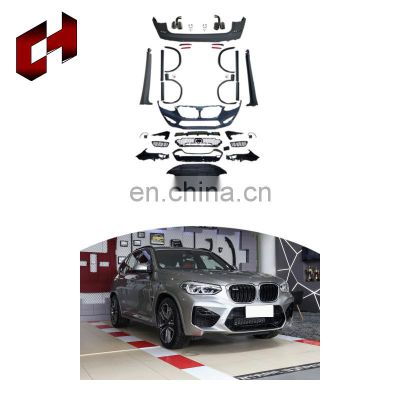 CH High Quality Pp Plastic Car Front Grill Hood Side Stepping Rear Bumper Lights Bodykit Part For Bmw X3 2017-2021 To X3M