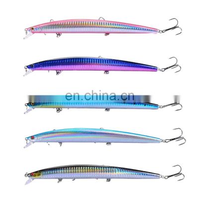 best sale sea fishing equipment 3D eyes minnow lures fishing with good action