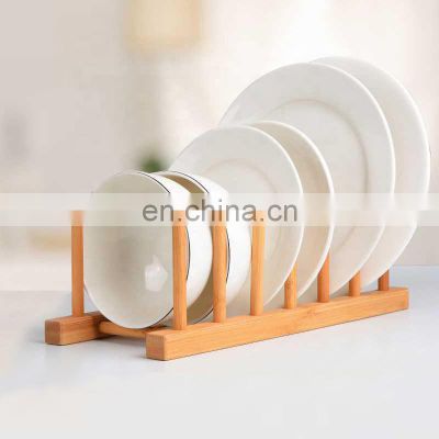 Bamboo Dish Drainer Racks Kitchenware Storage Drain Dish Rack Kitchen cup drying rack