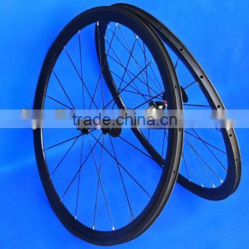 Full Carbon Glossy Road Bike Bicycle Clincher Wheelset 38mm FLX-WS-CW03