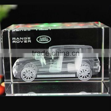High quality car gift 3d crystal car model