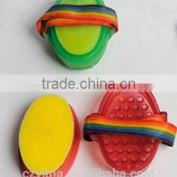 Massage Sponge Brush with Rainbow Strap