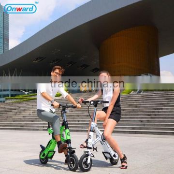 Onward 2016 Most Popular 2 Wheel sitting Electric Scooter with Handle, Electric Gyropode, Electric Chariot for Sale