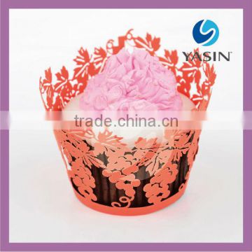 Vivid Grape Style Laser Cupcake Wrappers