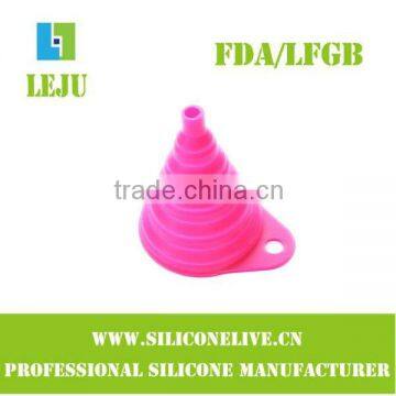 Functional silicone disposable funnel