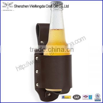 Unique Gift Convenient Genuine Leather Classic Beer Holster                        
                                                Quality Choice