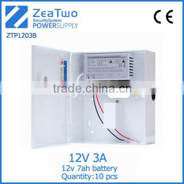 Power switching equipment 12v 3a replacement battery backed 12v power supply