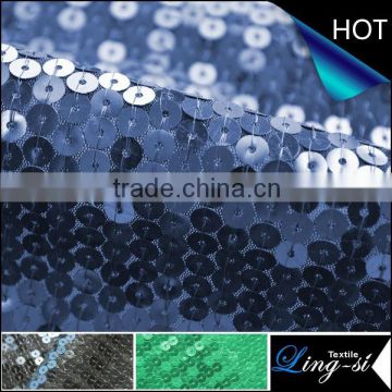 Polyester Mesh Sequin Embroidery Fabric For Dress DSN508                        
                                                Quality Choice