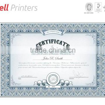 Creative certificate printing from India