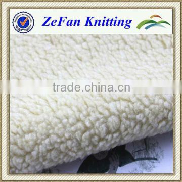Super soft Faux sherpa sheepskin fabric wholesale