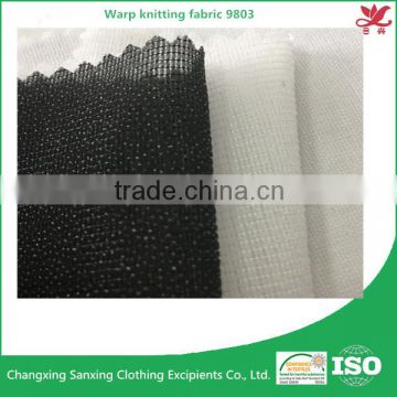 Warp knitting fabric 9803 wholesale fusible interlining