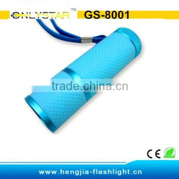 GS-8001 aluminum mini light promotion gift flesh torch/ glow in the dark body                        
                                                Quality Choice