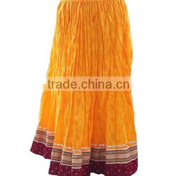 INDIAN TRADITIONAL VINTAGE COTTON LONG SKIRT